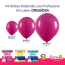 Kit 3 Pacotes Balões Bexigas Redondo Liso Profissional – 5" , 9" e 16" – Art Latex