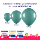Kit 3 Pacotes Balões Bexigas Redondo Liso Profissional – 5" , 9" e 16" – Art Latex