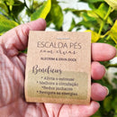 10 Cards Lembrancinhas Escalda Pés Alecrim/Erva Doce