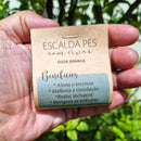 30 Lembrancinhas para Clientes Escalda Pés Rosa Branca