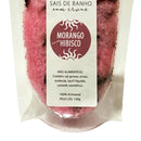 Sais de Banho MORANGO COM HIBISCO para Chuveiro ou Banheira