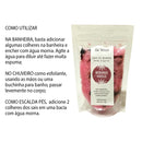 Sal de Banho MORANGO COM HIBISCO Banheira Ofurô Ilê Wurá