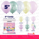 Balão Candy 5" Diversas Cores  – 25 Unid – Art Latex