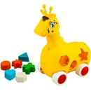 Brinquedo Educativo - Girafa Lola - C/ 6 Peças de Encaixe - Kendy