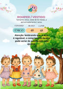Romper/Vestido Princesa Belli Minnie/Minie Rosa Modelo 2
