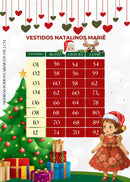 Vestido Marie Floco De Neve Verde - Natal