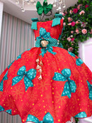 Vestido Marie Alegria de Natal Vermelho