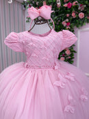 Vestido Menina Bonita Yasmin Rosa Bebe