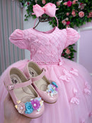 Vestido Menina Bonita Yasmin Rosa Bebe