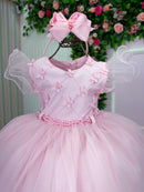 Vestido Menina Bonita Pietra Rosa Bebe