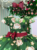 Vestido Banana Club Encanto de Natal Verde