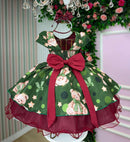 Vestido Banana Club Encanto de Natal Verde