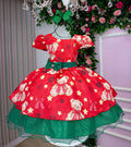 Vestido Banana Club Encanto de Natal Vermelho