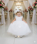 Vestido Marie Jardim das Borboletas Branco Viviane