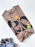 T- Shirt Cropped Estampas Tropical Ref. 809