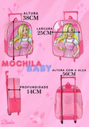 Mochila de Rodinhas Barbie Pink