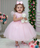 Vestido Menina Bonita Pietra Rosa Bebe