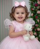 Vestido Menina Bonita Pietra Rosa Bebe