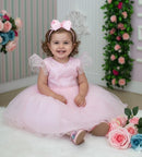 Vestido Menina Bonita Pietra Rosa Bebe