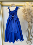 Vestido Infantil Longo Azul Royal Formaturas Daminhas