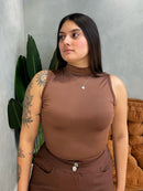 Body em Suplex Regata com Decote Costas e Gola Jessica Ref. 1746