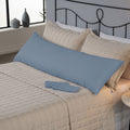Fronha Capa Para Travesseiro Grande Fofuxão 1 Peça 1,46m x 46cm 80% Algodão / 20% Poliéster Percal 180 Fios Com Zíper