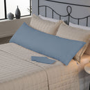 Fronha Capa Para Travesseiro Grande Fofuxão 1 Peça 1,46m x 46cm 80% Algodão / 20% Poliéster Percal 180 Fios Com Zíper