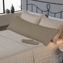 Fronha Capa Para Travesseiro Grande Fofuxão 1 Peça 1,46m x 46cm 80% Algodão / 20% Poliéster Percal 180 Fios Com Zíper