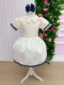 Vestido Blogueirinha Jhenni Off + Colete Jeans