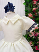 Vestido Blogueirinha Jhenni Off + Colete Jeans