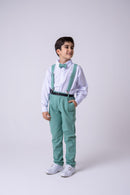 Conjunto Miss Cherry Vitor Suspensorio Verde