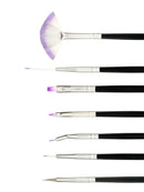 Kit Pincel para Unhas Artísticas Macrilan c/7un B706
