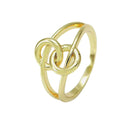 Anel Elos Banhado a Ouro 18k