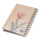 Diario de Oração - Flor Aquarela Bege