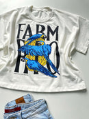 T- Shirt Cropped Estampas Tropical Ref. 809