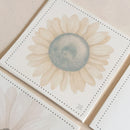 KIT Bloquinhos de Recado 04 Estampas 200fls | GIRASSÓIS e MARGARIDAS Papel: Marfim