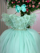 Vestido Menina Bonita Angelie Verde Menta