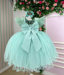 Vestido Menina Bonita Angelie Verde Menta