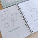 PLANNER 2026 Por onde for plante amor (18x25) Papel 90g 218 páginas | RARA PAPELARIA