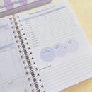 agenda 2026  Respire fundo (15x21) Papel 75g 354 páginas | RARA PAPELARIA