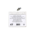 Crachá Identificador Horizontal - Com Presilha - 50 Und - ACP FA