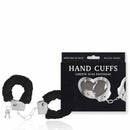 Algemas Reguláveis com Chaves e Pelúcia Preta - HANDS CUFFS