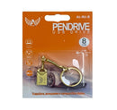 Pen Drive Chaveiro Mini 8GB AL9U8