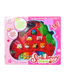 Piano Teclado Musical Infantil Sons Luz Eletrônico Morango