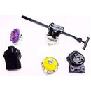 Pião Metálico Com Lançador Beyblade Tornado Start Dash