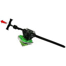 Pião Metálico Com Lançador Beyblade Tornado Start Dash