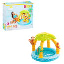 Piscina Inflável Ilha Tropical Com Cobertura 45L