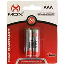 Pilha Recarregável AAA 1000mah 2 Unidades