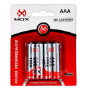 Pilha Recarregável AAA 1000mah 4 Unidades