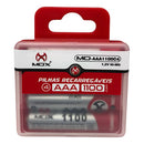 Pilha Recarregável AAA 1100mah 4 Unidades